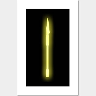 Spiritual Weapon (Yellow Glaive) Posters and Art